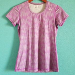 {Under Armour} Purple Fitted Heat Gear Top
